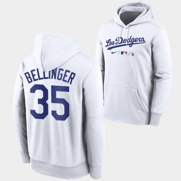 Dodgers White Cody Bellinger 2021 City Connect Performance Hoodie