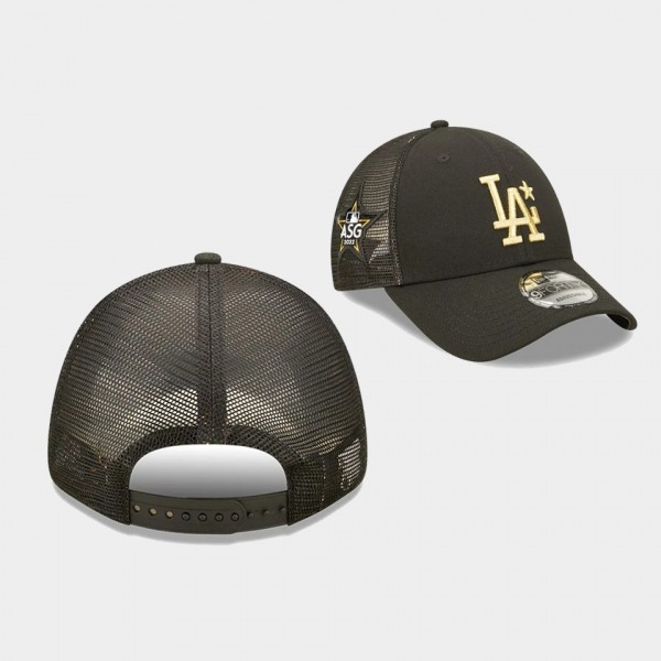 Los Angeles Dodgers Black Gold 9FORTY Snapback 2022 MLB All-Star Game Hat