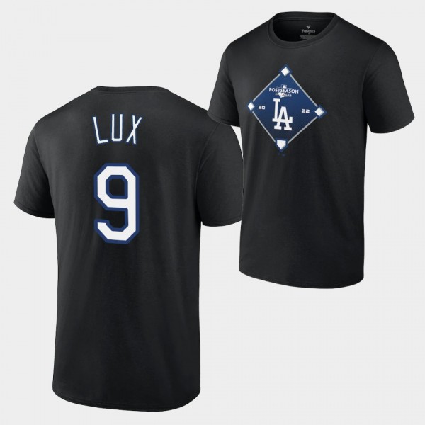 Los Angeles Dodgers Black Bound #9 Gavin Lux 2022 ...