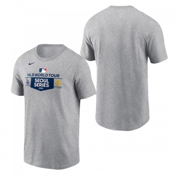 Men's 2024 MLB World Tour Seoul Series Heather Gray Matchup T-Shirt