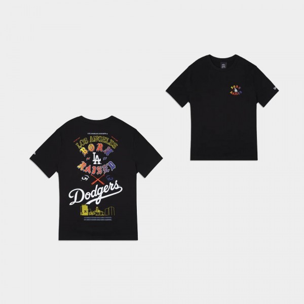 Los Angeles Dodgers Unisex Born x Raised Champions T-Shirt - Black