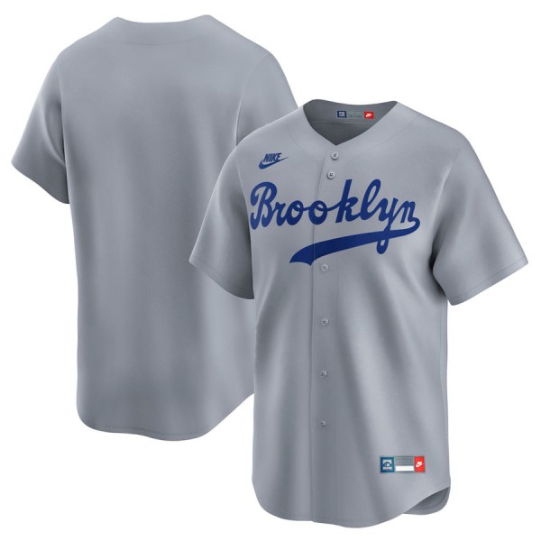 Men's Brooklyn Dodgers Gray Cooperstown Collection...
