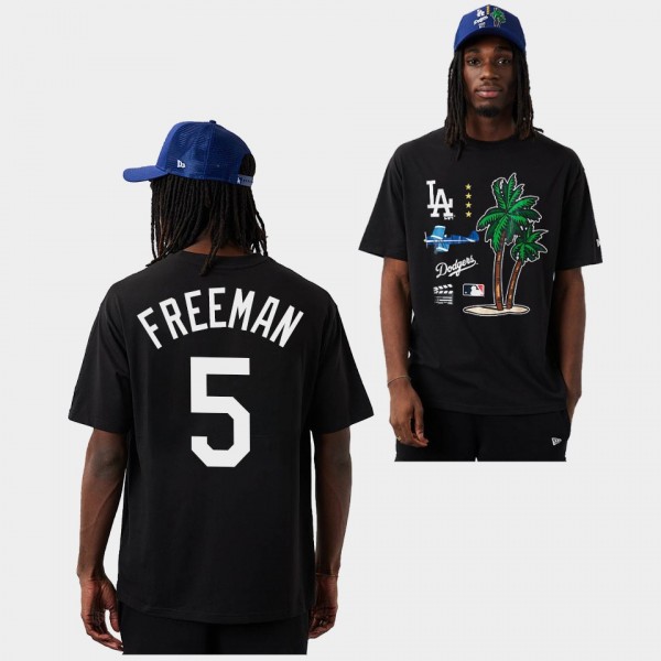 Los Angeles Dodgers #5 Freddie Freeman City Oversi...