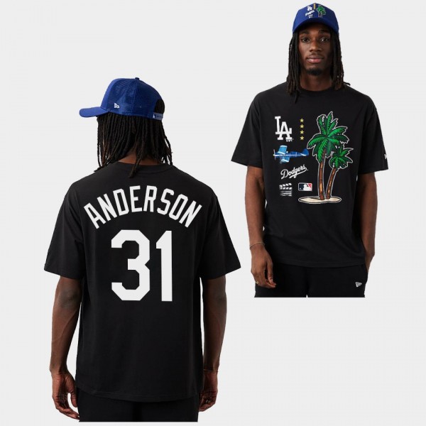 Los Angeles Dodgers #31 Tyler Anderson City Oversi...