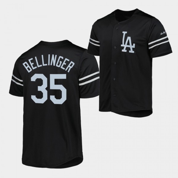 LA Dodgers Cody Bellinger #35 Black Fashion Stitches Jersey