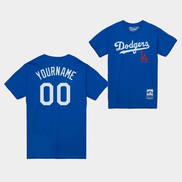 Chris Taylor Los Angeles Dodgers Cooperstown Collection LA Logo Royal T-Shirt
