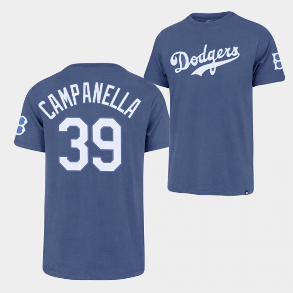 Los Angeles Dodgers Cooperstown Collection Royal Roy Campanella Fieldhouse T-Shirt