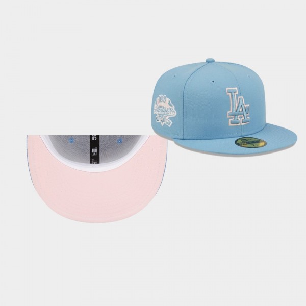 Los Angeles Dodgers 59FIFTY Fitted Light Blue 100t...