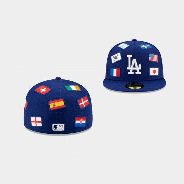 Los Angeles Dodgers 59FIFTY Fitted All Over Flag H...