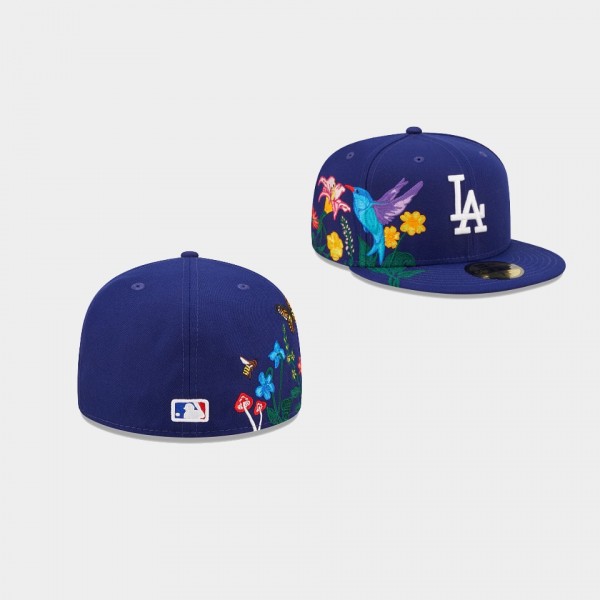 Los Angeles Dodgers Blooming Royal 59FIFTY Fitted ...