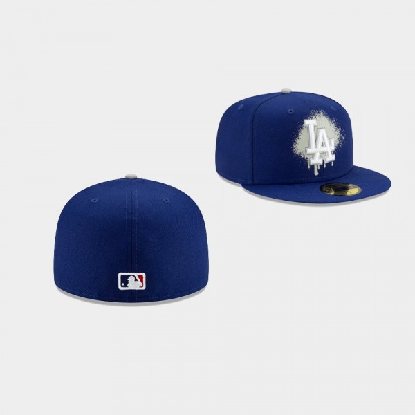 Los Angeles Dodgers 59FIFTY Fitted Drip Front Hat ...