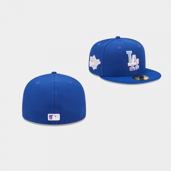 Los Angeles Dodgers Nightbreak Royal 59FIFTY Fitted Hat Men's