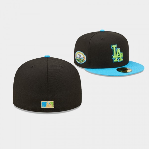 Los Angeles Dodgers Shell Pack Black Teal 59FIFTY ...