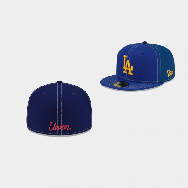Los Angeles Dodgers Union Blue 59FIFTY Fitted Hat ...