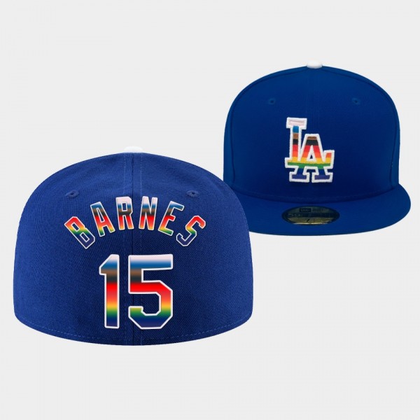 Austin Barnes Los Angeles Dodgers Pride On-Field Hat 59FIFTY Fitted