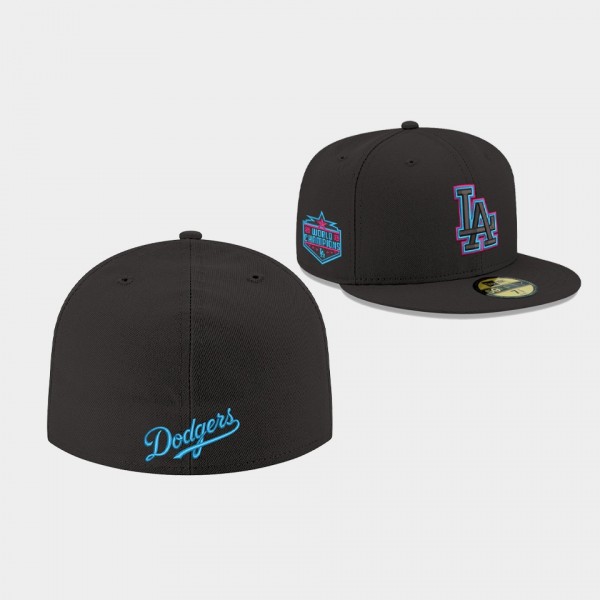 LA Dodgers Hot Mess 59FIFTY Fitted Unisex Hat - Bl...