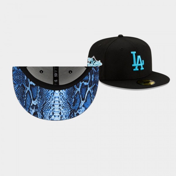 Los Angeles Dodgers Summer Pop 5950 59FIFTY Fitted Hat Black