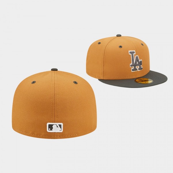 LA Dodgers Two-Tone Color Pack Men's Hat - Brown C...
