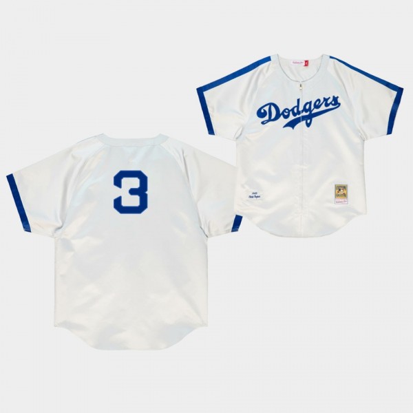 Brooklyn Dodgers Chris Taylor White 1949 Authentic...