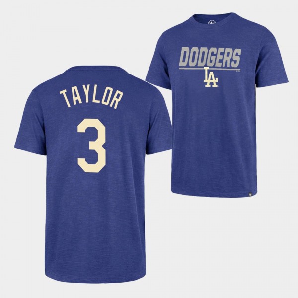 Chris Taylor Los Angeles Dodgers Royal DNA Club T-...