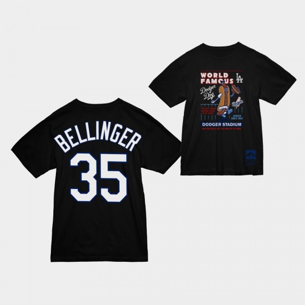 Cody Bellinger Los Angeles Dodgers Black Dodger Dog T-Shirt