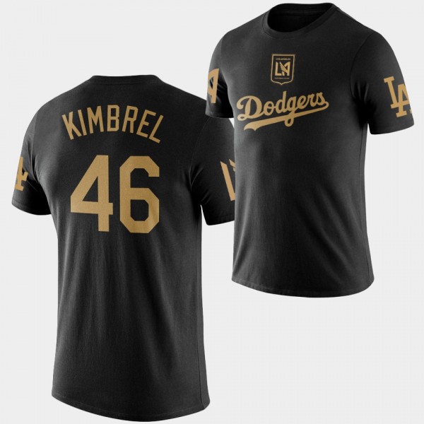 Craig Kimbrel Los Angeles Dodgers Black LAFC Night T-Shirt