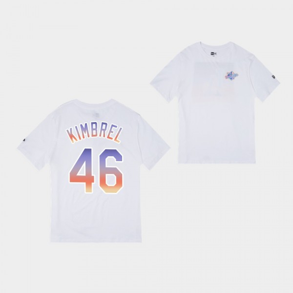 Craig Kimbrel Los Angeles Dodgers White Nightbreak T-Shirt