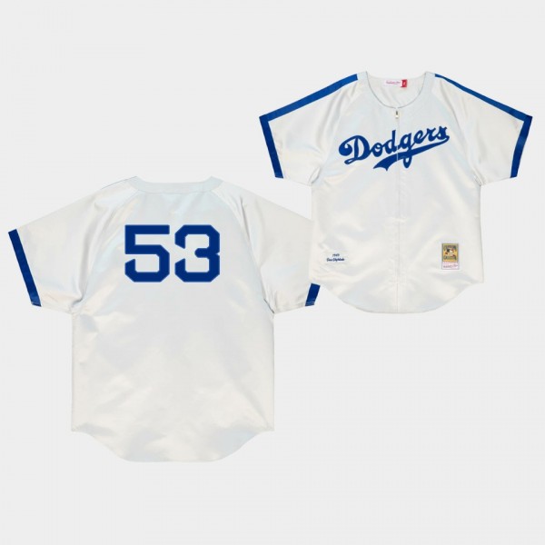 Brooklyn Dodgers Don Drysdale White 1949 Authentic...