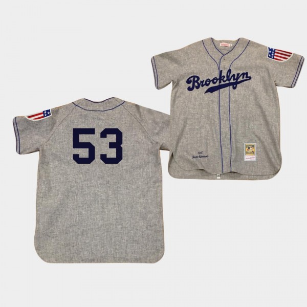 Brooklyn Dodgers Don Drysdale Gray 1945 Cooperstow...