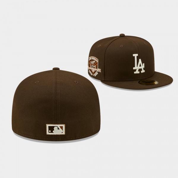 Los Angeles Dodgers 59FIFTY Fitted Brown Irish Coffee Hat Men's
