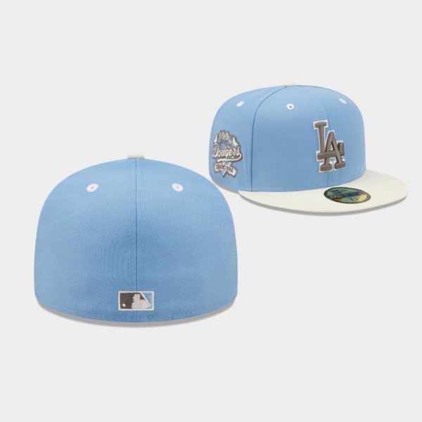 LA Dodgers 59FIFTY Fitted Summit Men's Hat - Light...