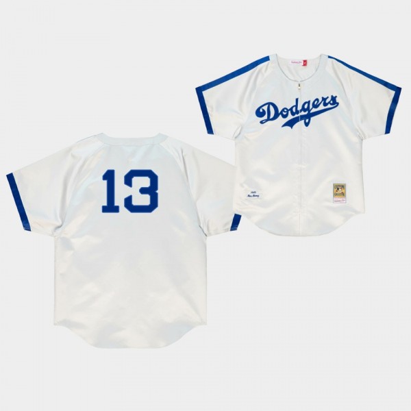 Brooklyn Dodgers Max Muncy White 1949 Authentic Cooperstown Jersey