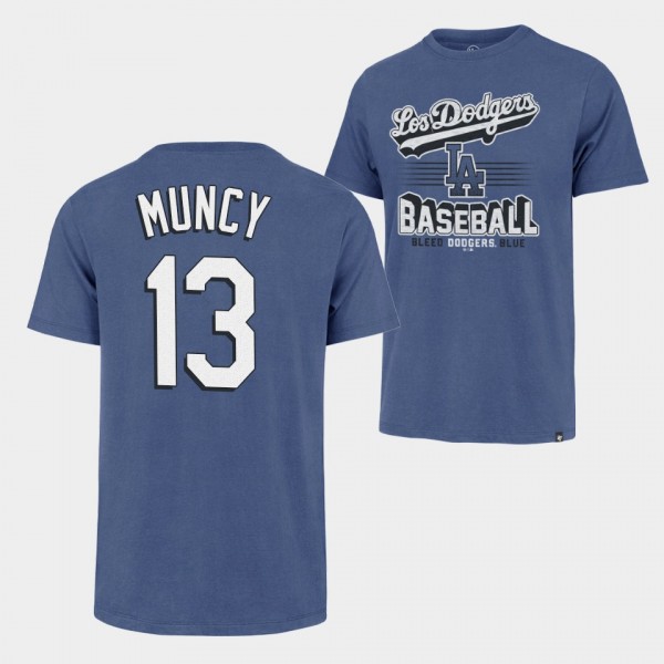 LA Dodgers Max Muncy Blue City Connect Elements Franklin T-Shirt