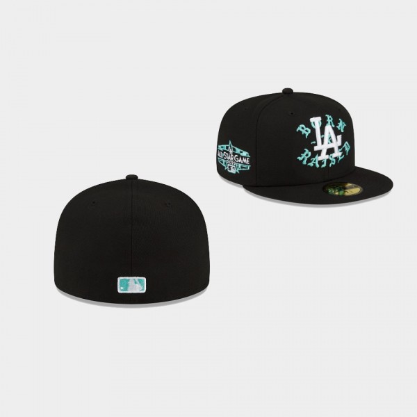 Los Angeles Dodgers 2022 MLB All-Star Game Men's Black Born X Raised 59FIFTY Hat