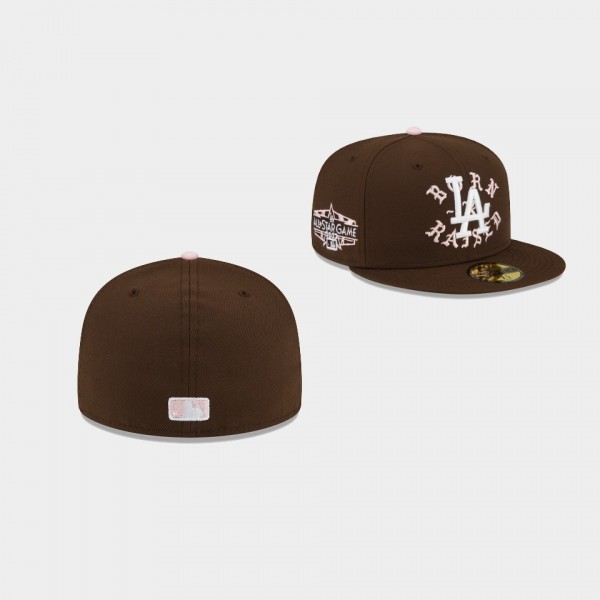 Los Angeles Dodgers 2022 MLB All-Star Game Men's Brown Born X Raised 59FIFTY Hat
