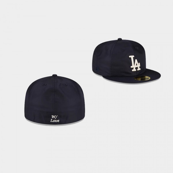 Los Angeles Dodgers 59FIFTY Fitted Men's Navy Nylon Retro Crown Hat