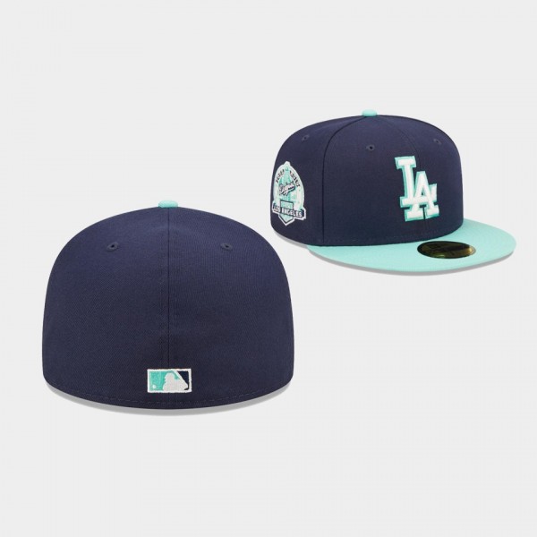Los Angeles Dodgers Cooperstown Collection Team UV 59FIFTY 60th Anniversary Men's Hat - Navy