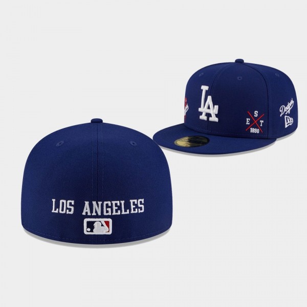 Los Angeles Dodgers New Era Multi-Logo 59FIFTY Fit...
