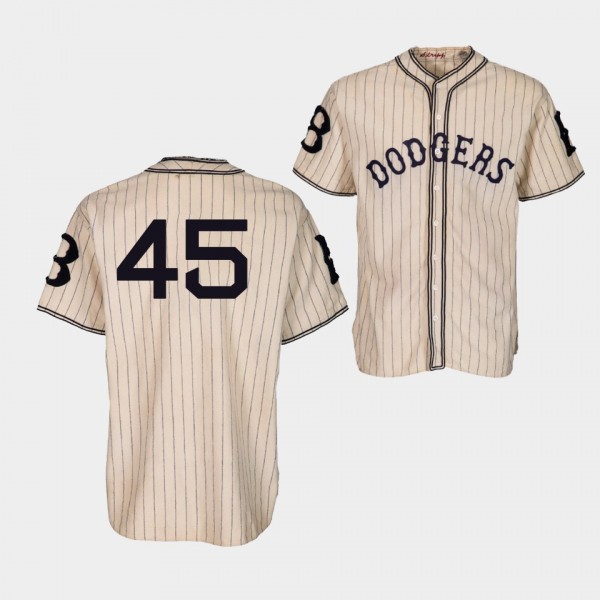 Brooklyn Dodgers Pedro Martinez Gold 1933 Vintage Pinstripes Jersey