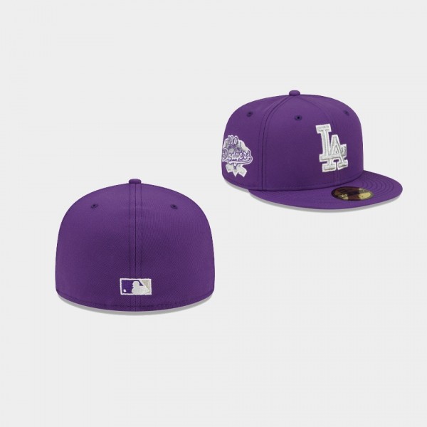Los Angeles Dodgers Purple Refresh 59FIFTY Fitted ...