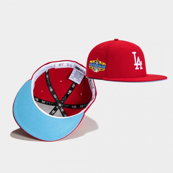 LA Dodgers 2022 All Star Game Red Icy Men's Hat - ...