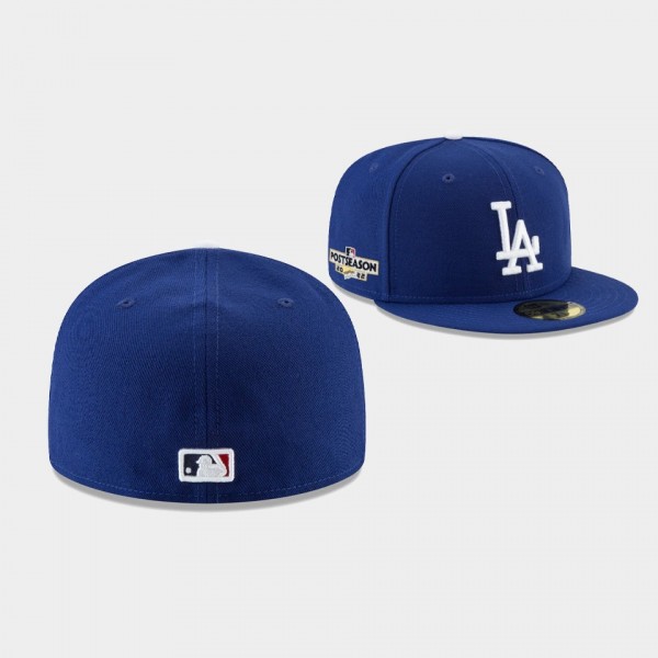 Men's 59FIFTY Fitted Royal Los Angeles Dodgers 2022 Postseason Side Patch Hat