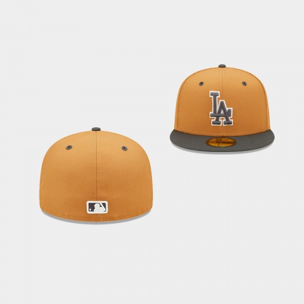 Men's 59FIFTY Tan Los Angeles Dodgers Color Pack T...