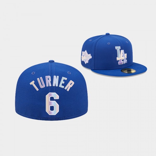 #6 Trea Turner Los Angeles Dodgers Royal 59FIFTY F...