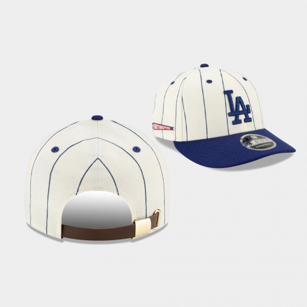 Men's 9FIFTY Adjustable White Los Angeles Dodgers Uninterrupted Hat