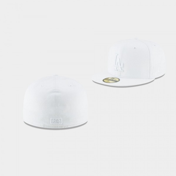 Los Angeles Dodgers Basic 59FIFTY Fitted Hat White...
