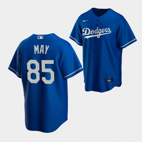 #85 Dustin May Los Angeles Dodgers Replica 2020 Alternate Royal Jersey