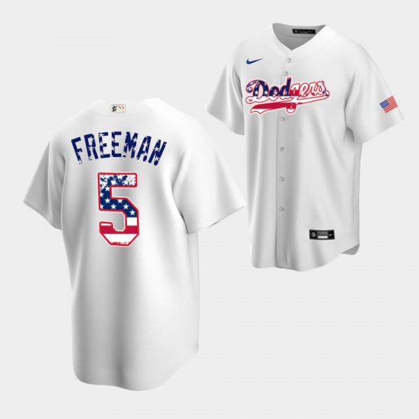 #5 Freddie Freeman 2022 4th of July Los Angeles Do...