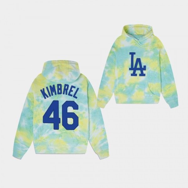 #46 Craig Kimbrel Los Angeles Dodgers Ice Dye Cold...