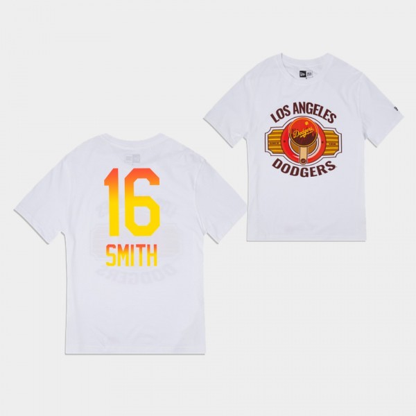 Will Smith #16 Icy Pop Los Angeles Dodgers T-Shirt - White